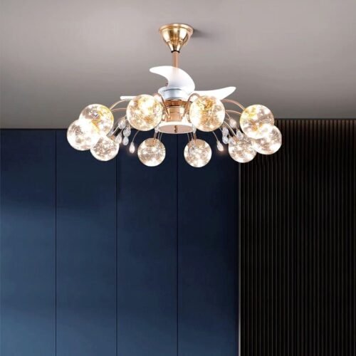 Gorgeous Starry Bud Balls Lamp with Fan photo review