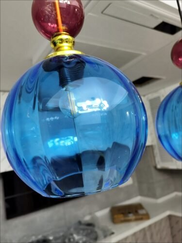 Elegant Colorful Glass Droplight photo review