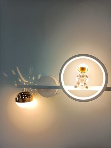 Creative Starry Astronaut Wall Sconce Bedside Wall Lamp photo review