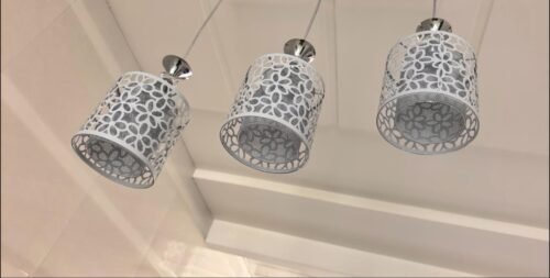 Elegant Flower Pattern Pendant Light photo review
