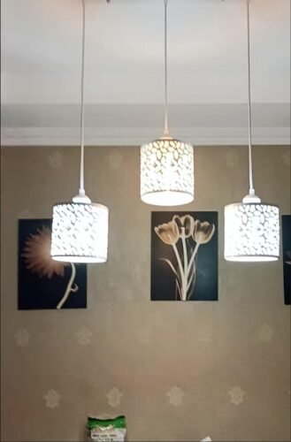 Elegant Flower Pattern Pendant Light photo review