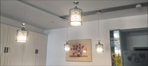Elegant Flower Pattern Pendant Light photo review