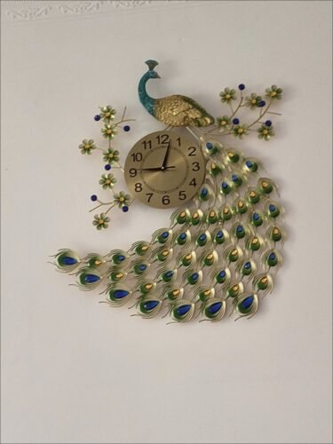 Elegant Classic Stylish Peacock Decorative Wall Clock photo review