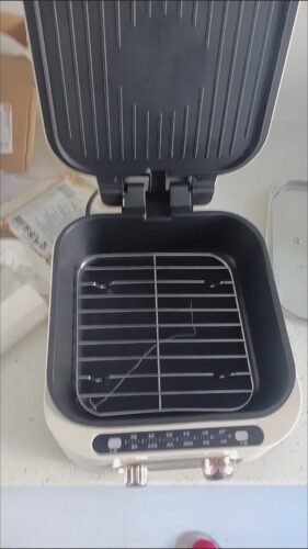 2 in 1 BBQ Grill Hotpot Multi-functional Electric Skillet Electric Roasting Hot Pot Cooker photo review