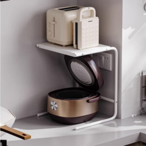 Layered Storage Rack Multi-functional Desktop Corner Microwave Rice Cooker Rack