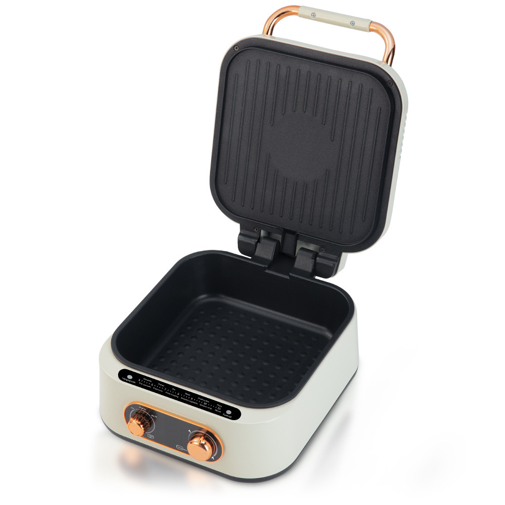 2 in 1 BBQ Grill Hotpot Multi-functional Electric Skillet Electric Roasting Hot Pot Cooker - Image 4