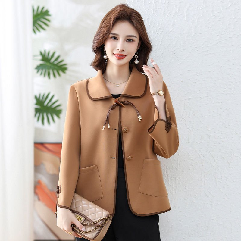 Korean Stylish Wool Blend Coat - Image 4