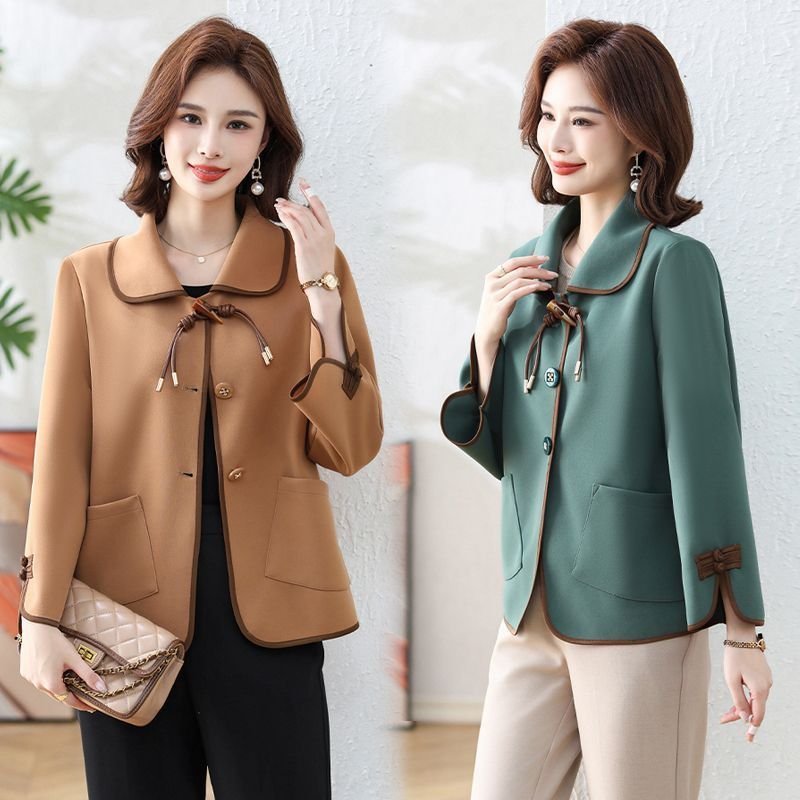 Korean Stylish Wool Blend Coat - Image 6