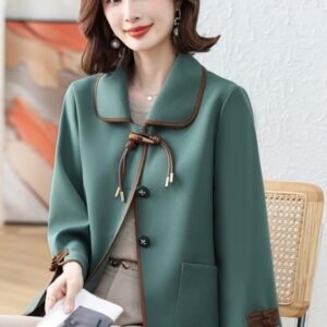 Korean Stylish Wool Blend Coat