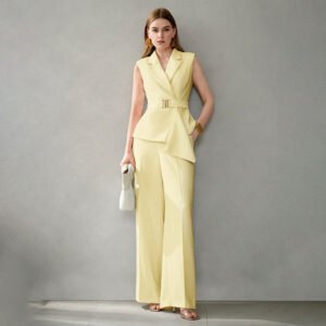 Elegant Stylish Office Lady Suit (Two-piece set)