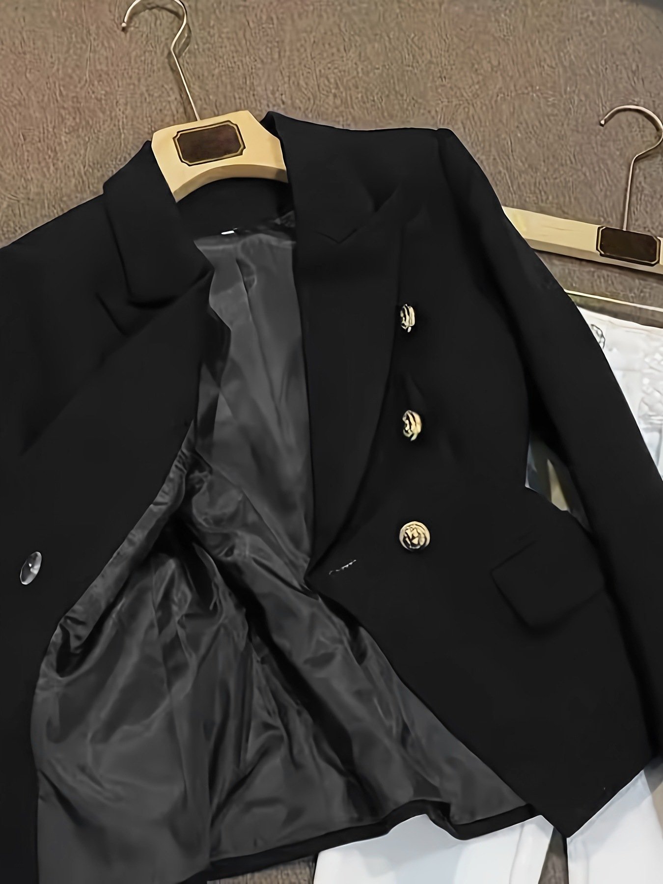 Classy Professional Long-sleeve Double-breasted Blazer - Image 2