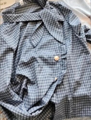 Stylish Korean Preppy Aesthetic Plaid Blouse photo review