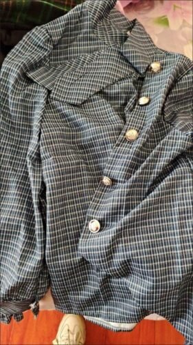 Stylish Korean Preppy Aesthetic Plaid Blouse photo review