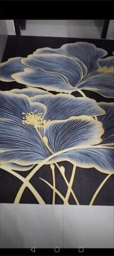 Elegant Buttercup Flowers Rug / Carpet photo review