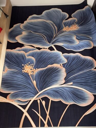 Elegant Buttercup Flowers Rug / Carpet photo review