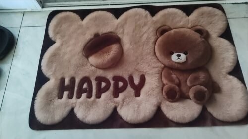 Cute Cartoon Teddy Bear Floor Mat / Bath mat / Doormat photo review