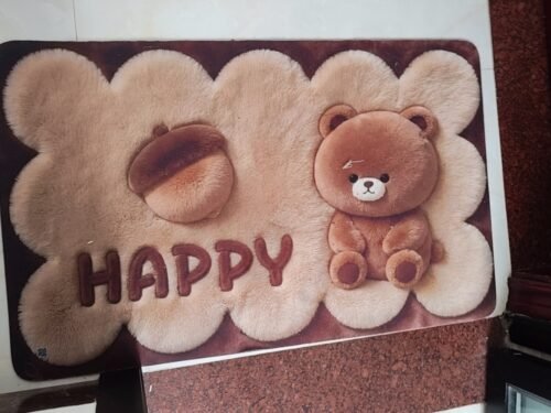 Cute Cartoon Teddy Bear Floor Mat / Bath mat / Doormat photo review