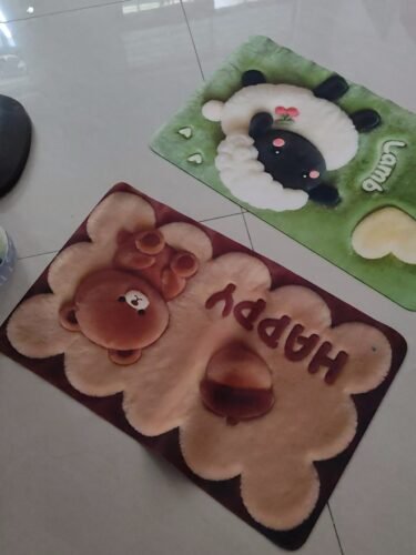 Cute Cartoon Teddy Bear Floor Mat / Bath mat / Doormat photo review