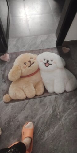 Cute Cartoon Buddy Dog Floor Mat / Bath mat / Doormat photo review