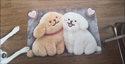 Cute Cartoon Buddy Dog Floor Mat / Bath mat / Doormat photo review