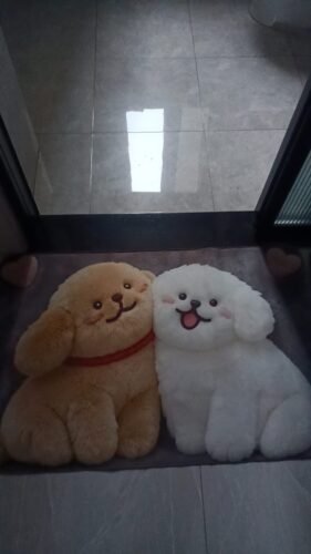 Cute Cartoon Buddy Dog Floor Mat / Bath mat / Doormat photo review