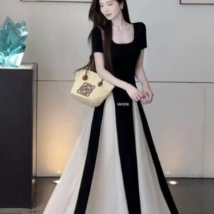 Noble and Elegant Long Pleated Dress
