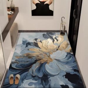 Elegant Abstract Floral Petals Rug / Carpet