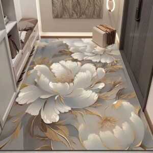 Elegant Peonies Runner Rug / Carpet