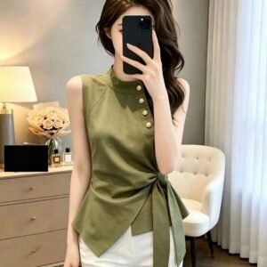 Elegant Versatile Sleeveless Blouse