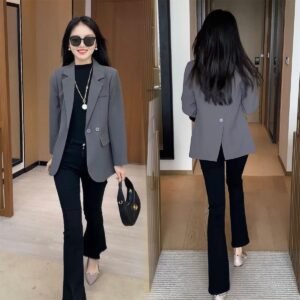 Stylish Back-Opening Versatile Coat / Blazer