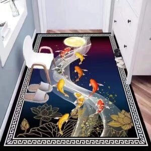 Koi under the Moonlit Rug / Carpet