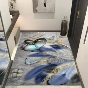 Stunning Hues Butterflies Rug / Carpet